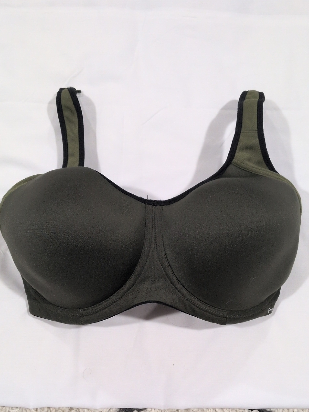 Freya Active 4892 Sonic High Impact Sports Bra Underwire Womens 34I Olive Green